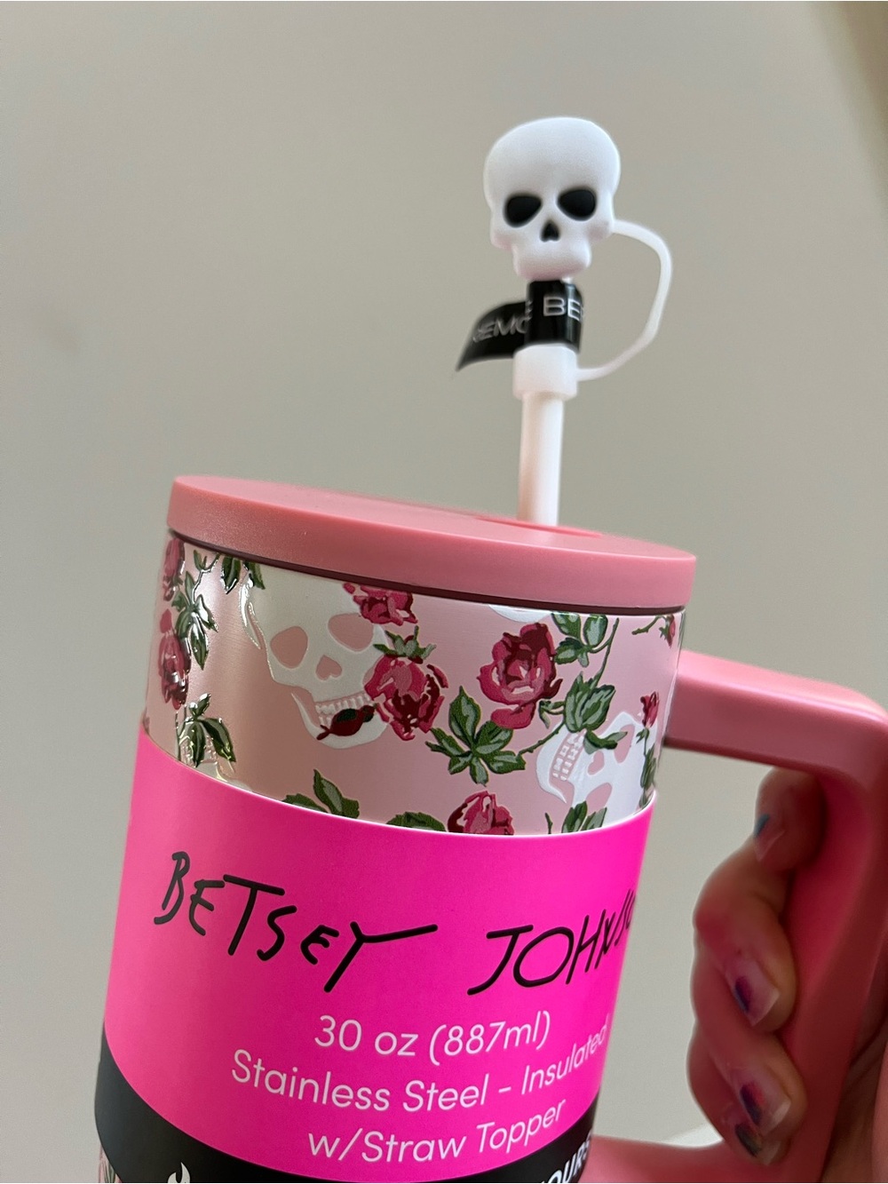 Betsey Johnson water bottle - Picture 2 of 3